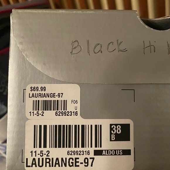 ALDO Black Lauriange Heels in 38 (7.5) - Picture 5 of 5